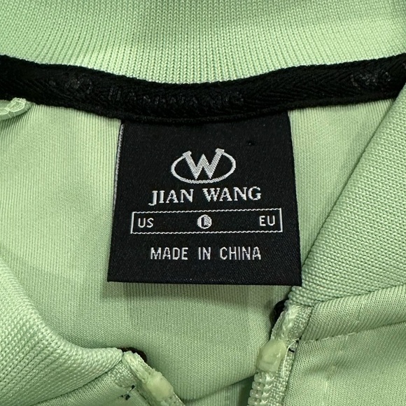 **Jian Wang Retro-Style Track Jacket (Size Large)** - Picture 4 of 5